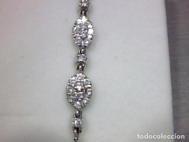 Joyeria: pendientes oro blanco 18 kts y circonitas - Foto 5