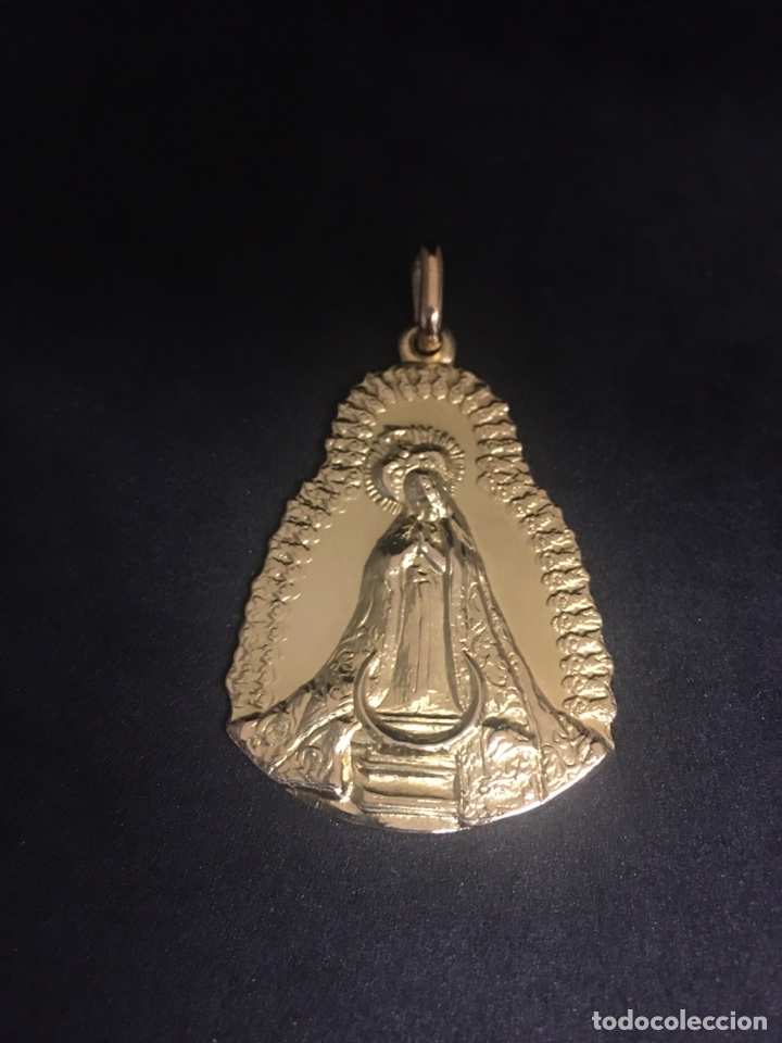 Joyeria: Medalla Virgen Oro 18K - Foto 4