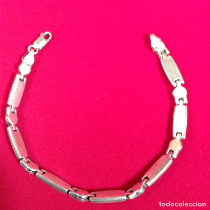 Joyeria: PULSERA VINTAGE DE PLATA 925 CON CONTRASTES - Foto 1