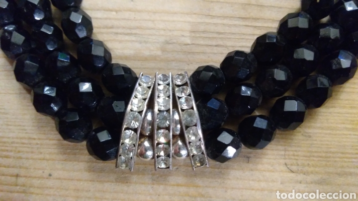 Joyeria: Antigua Gargantilla de cristal. - Foto 2