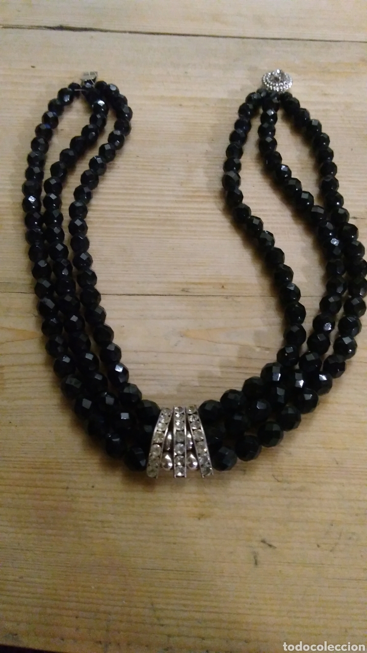 Joyeria: Antigua Gargantilla de cristal. - Foto 1