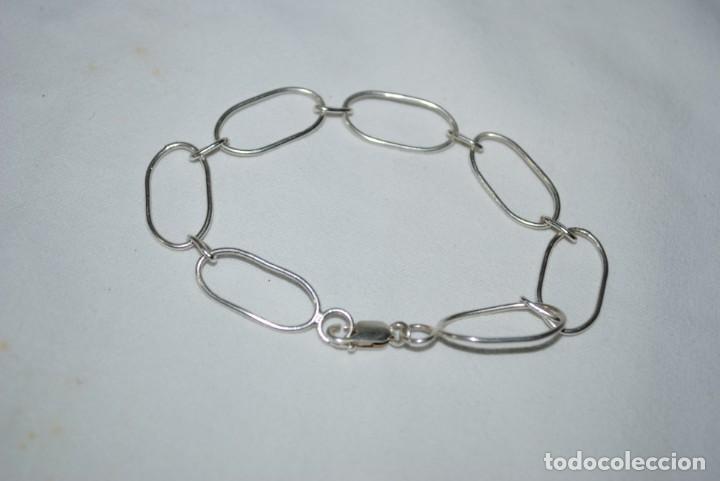 Joyeria: PULSERA , DE PLATA, DE ESLABONES GRANDES . - Foto 2