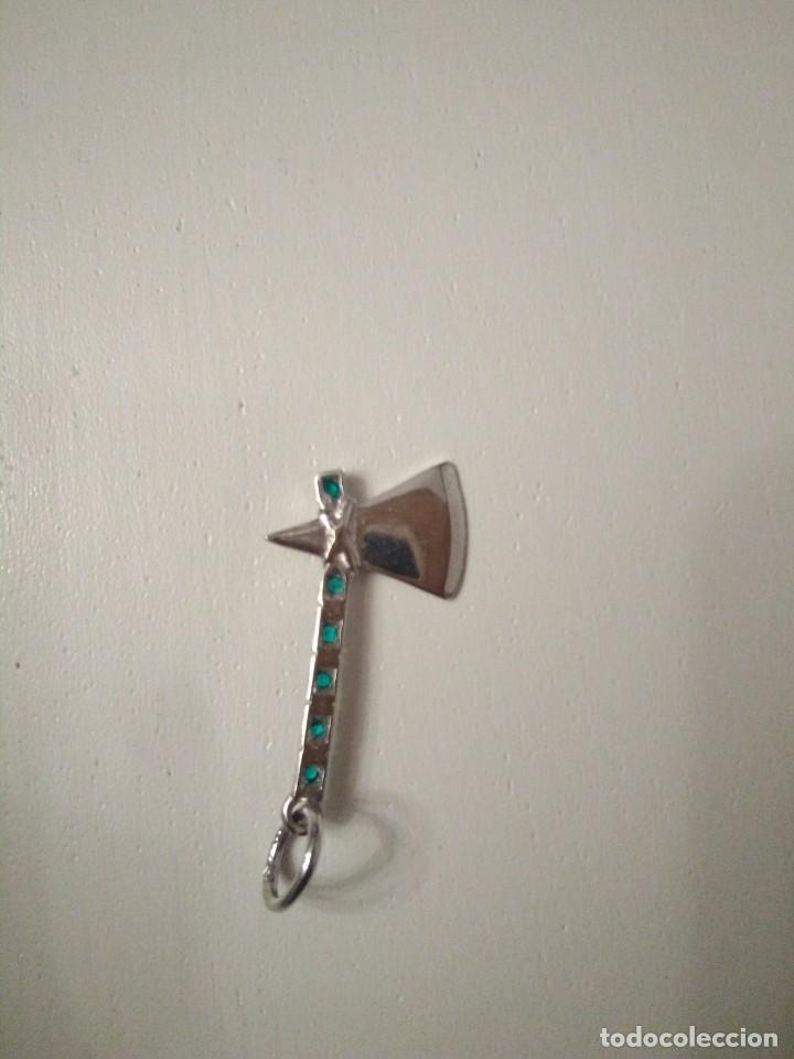 Joyeria: Colgante de Plata de ley con forma de Hacha. - Foto 1