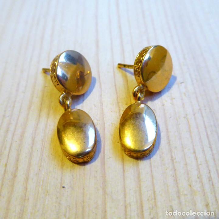 Joyeria: Pendientes ba&ntilde;o de oro - Foto 1