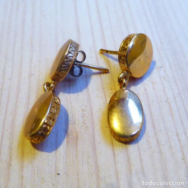 Joyeria: Pendientes ba&ntilde;o de oro - Foto 2