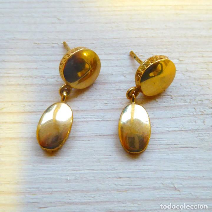 Joyeria: Pendientes ba&ntilde;o de oro - Foto 4