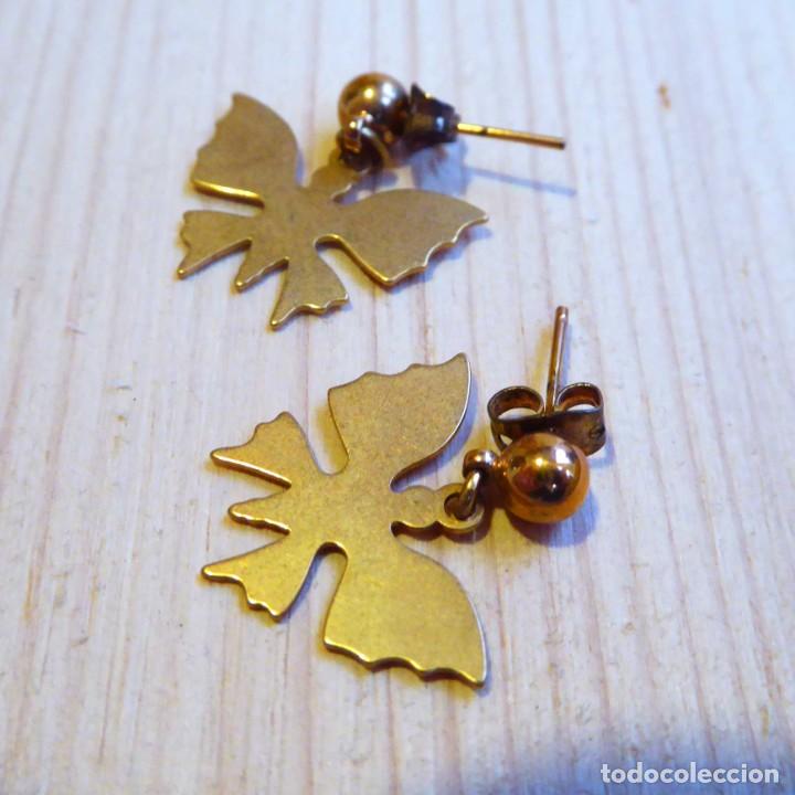 Joyeria: Pendientes ba&ntilde;o de oro - Foto 2