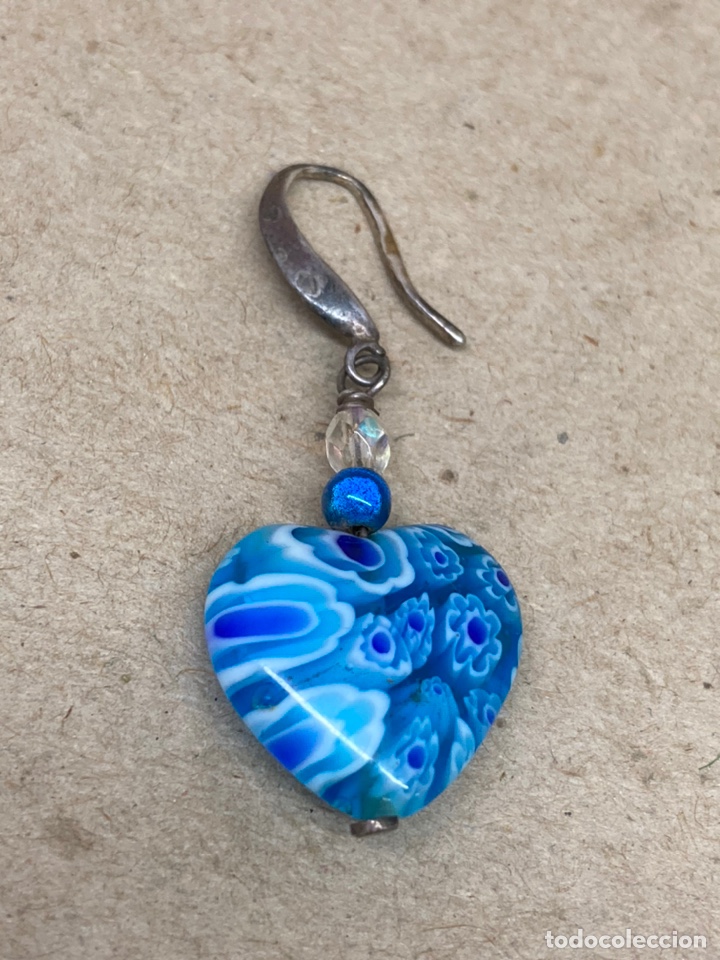 Joyeria: Pendientes de plata y cristal de murano/P66 - Foto 2