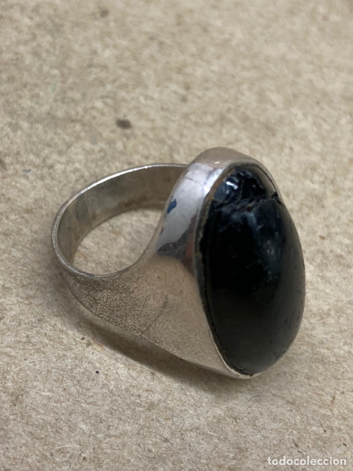 Joyeria: Anillo de plata con onix cabuchon Ref:S18 - Foto 1