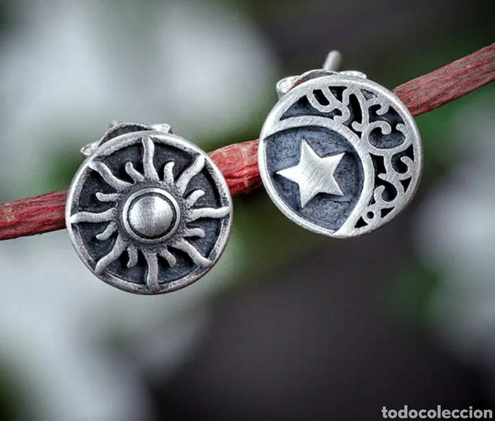 Joyeria: Pendientes de Plata Luna Sol ENV&Iacute;O GRATIS!! - Foto 2