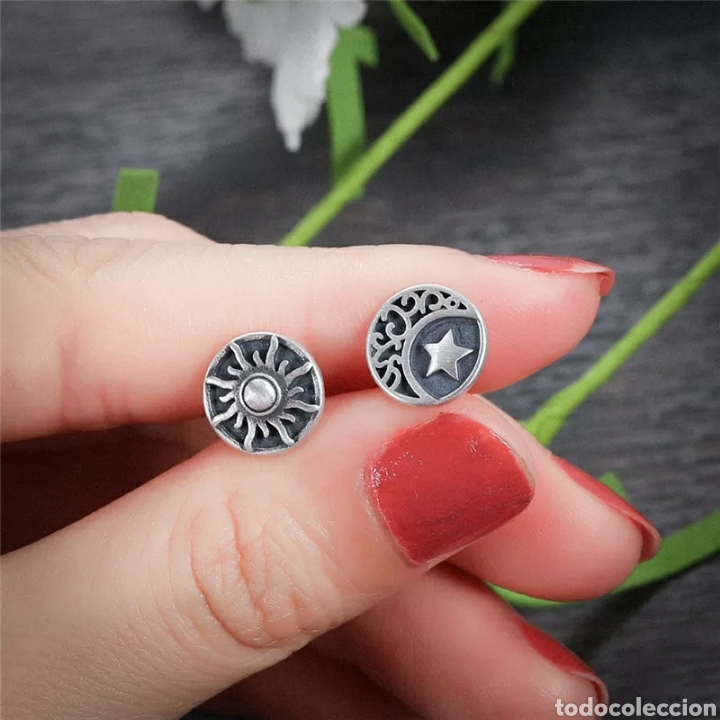 Joyeria: Pendientes de Plata Luna Sol ENV&Iacute;O GRATIS!! - Foto 3