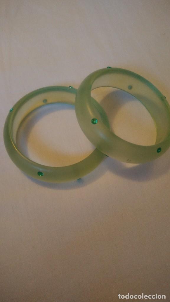 Joyeria: DOS PRECIOSAS PULSERAS VERDES - Foto 1
