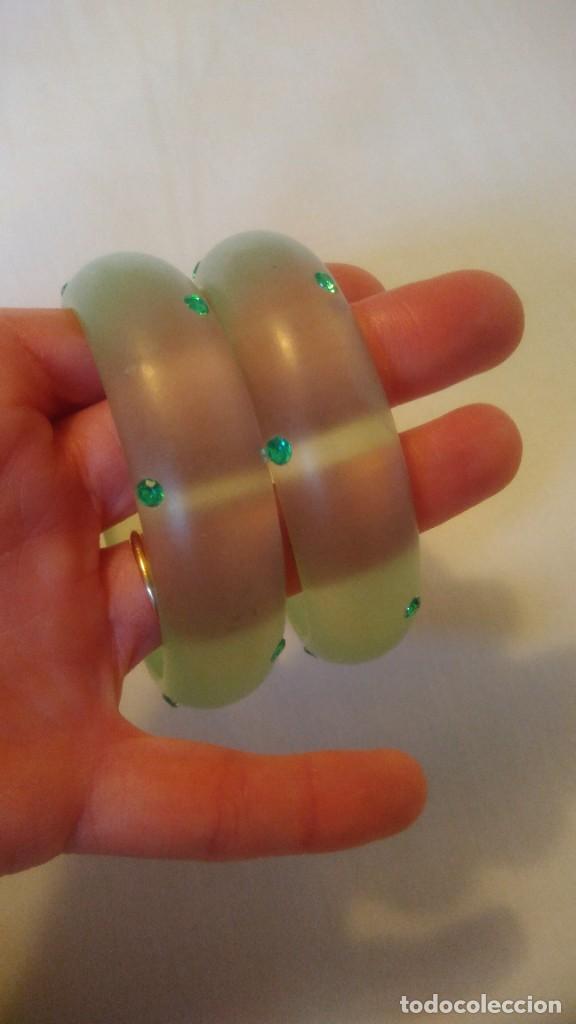 Joyeria: DOS PRECIOSAS PULSERAS VERDES - Foto 3