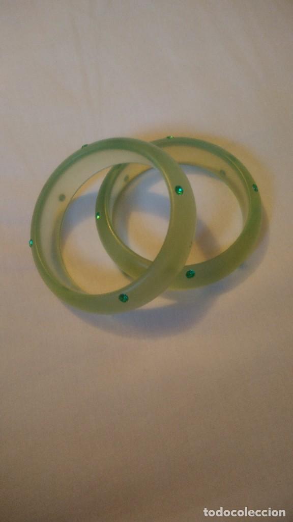 Joyeria: DOS PRECIOSAS PULSERAS VERDES - Foto 4