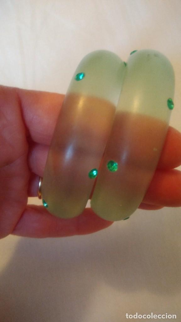 Joyeria: DOS PRECIOSAS PULSERAS VERDES - Foto 6