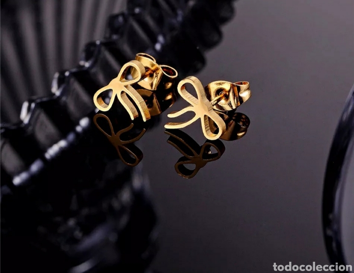 Joyeria: PRECIOSOS PENDIENTES DE ACERO Y ORO. ref S3 P CGP - Foto 2