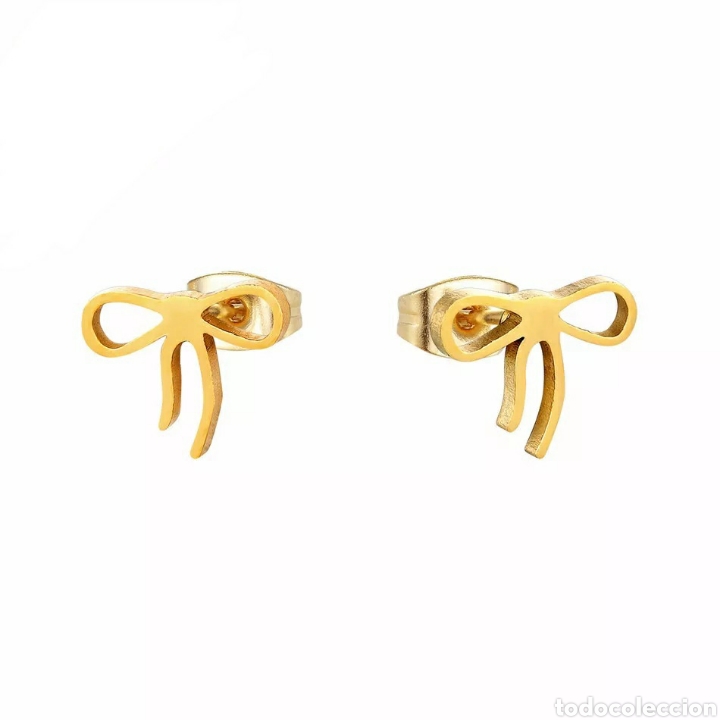 Joyeria: PRECIOSOS PENDIENTES DE ACERO Y ORO. ref S3 P CGP - Foto 3
