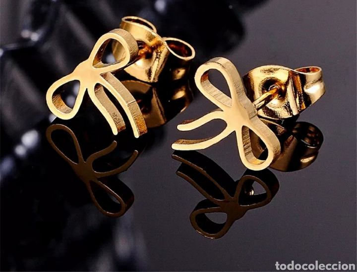 Joyeria: PRECIOSOS PENDIENTES DE ACERO Y ORO. ref S3 P CGP - Foto 1