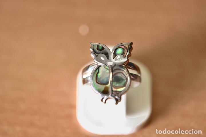 Joyeria: ANILLO DE PLATA DE LEY CON ESMALTE - TALLA 10 - Foto 2