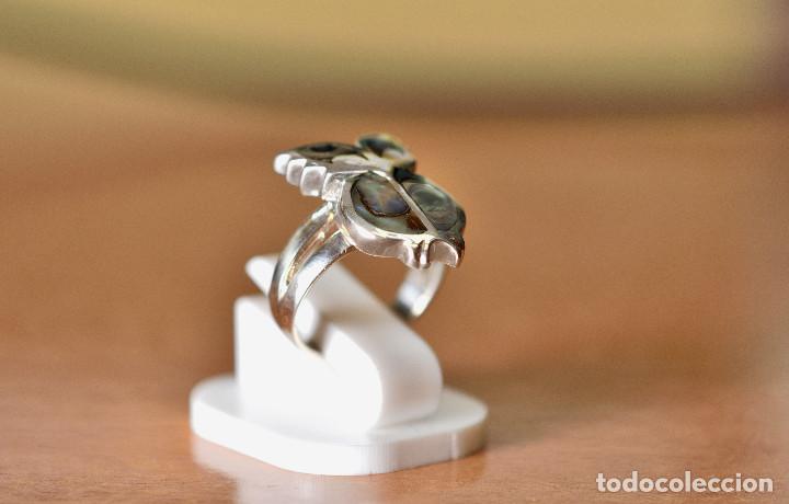 Joyeria: ANILLO DE PLATA DE LEY CON ESMALTE - TALLA 10 - Foto 3