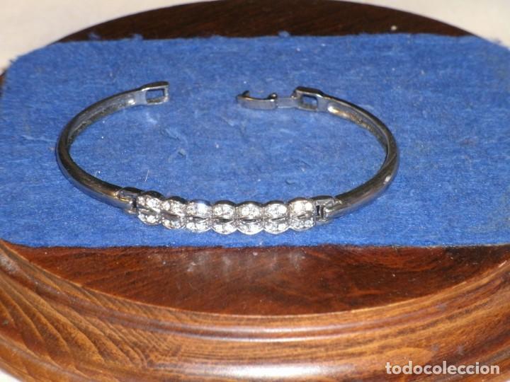 Joyeria: PULSERA CON CIRCONITAS PLATEADA.VINTAGE. - Foto 1