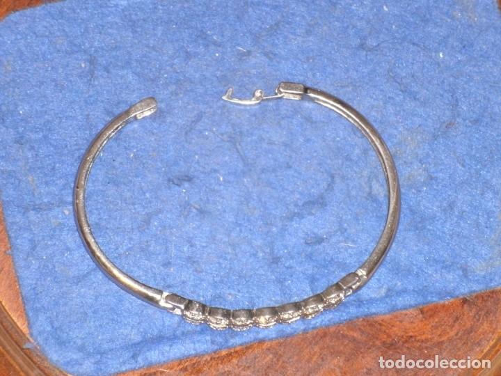Joyeria: PULSERA CON CIRCONITAS PLATEADA.VINTAGE. - Foto 5