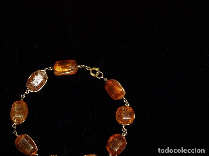 Joyeria: Pulsera de Ambar y oro bajo - Foto 3