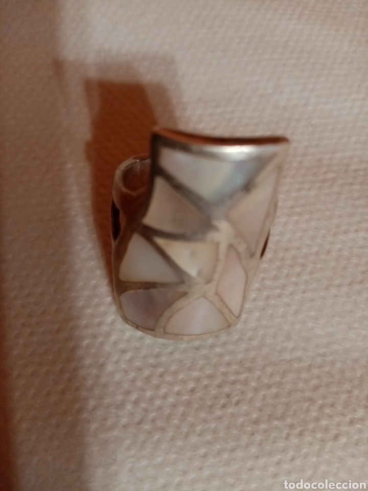 Joyeria: Anillo plata y nacar - Foto 12