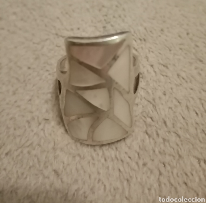 Joyeria: Anillo plata y nacar - Foto 1