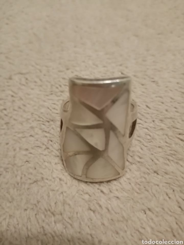 Joyeria: Anillo plata y nacar - Foto 2