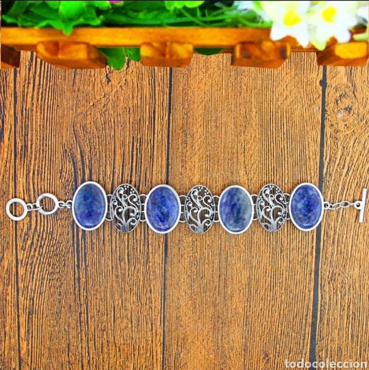 Joyeria: Pulsera Piedra L&aacute;piz Lazuli ENV&Iacute;O GRATIS!! - Foto 1