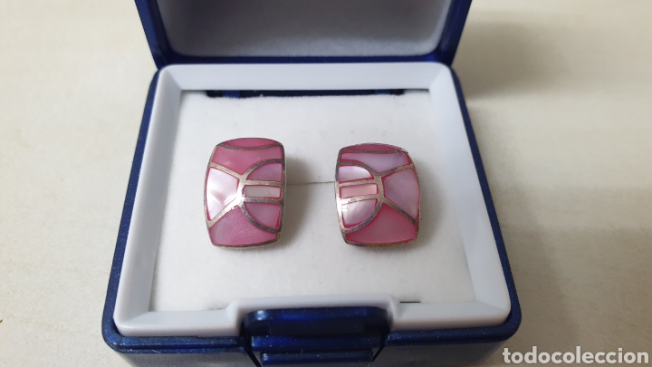 Joyeria: PENDIENTES DE PLATA DE LEY CONTRASTE Y NACAR - Foto 5