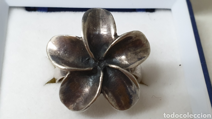 Joyeria: ANILLO DE PLATA DE LEY CONTRASTE EN FORMA DE FLOR - Foto 3