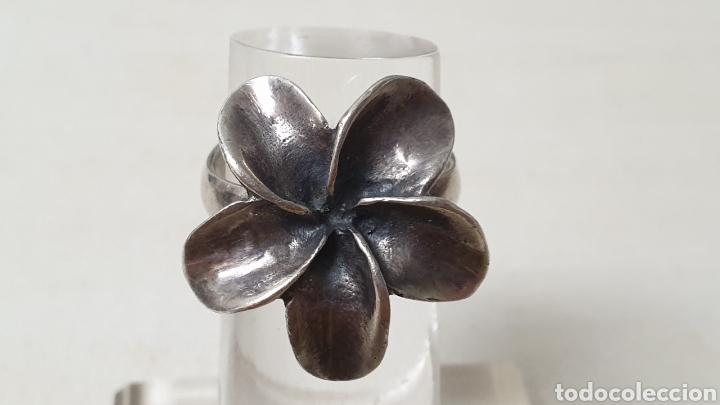 Joyeria: ANILLO DE PLATA DE LEY CONTRASTE EN FORMA DE FLOR - Foto 1