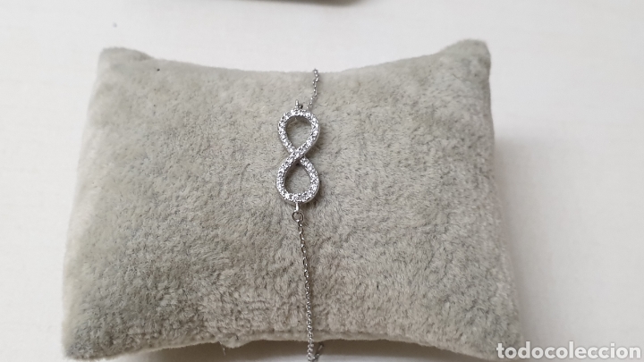 Joyeria: PULSERA DE PLATA DE LEY CONTRASTE Y PIEDRAS - Foto 2
