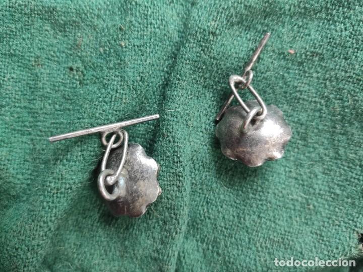 Joyeria: LOTE DE DOS BOTONES DE FILIGRANA DE PLATA. 2 CM - Foto 5