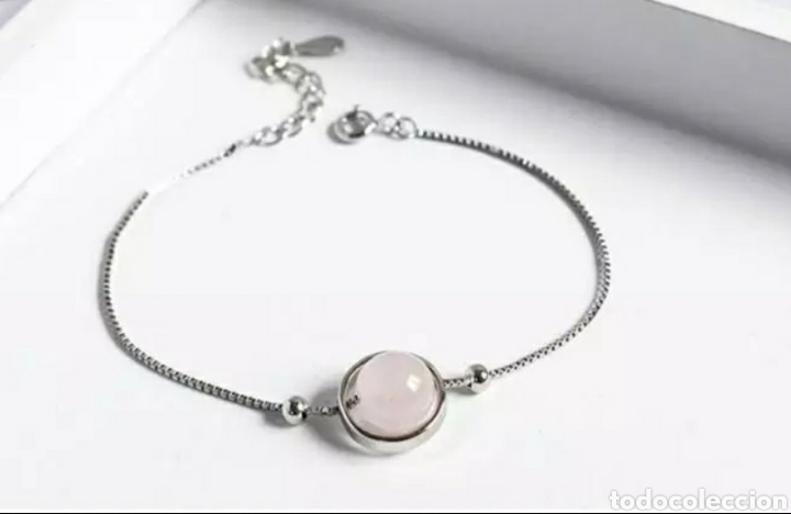 Joyeria: Pulsera de Plata y Cristal Rosa ENV&Iacute;O GRATIS!! - Foto 1