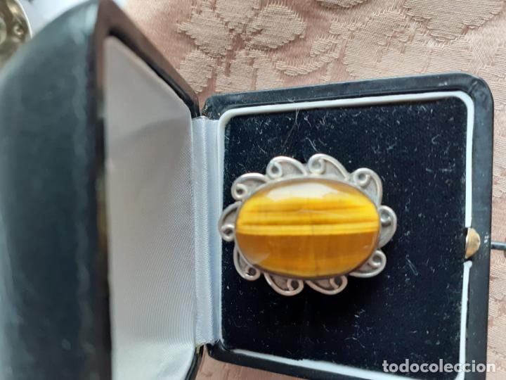 Joyeria: Anillo Ojo de tigre y plata - Foto 2