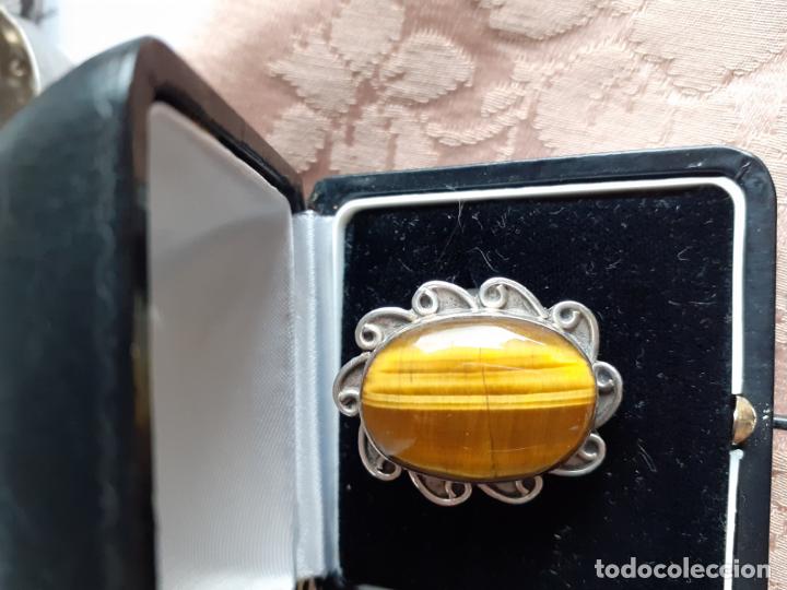 Joyeria: Anillo Ojo de tigre y plata - Foto 3