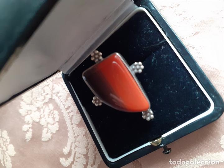 Joyeria: Anillo Agata y plata - Foto 1