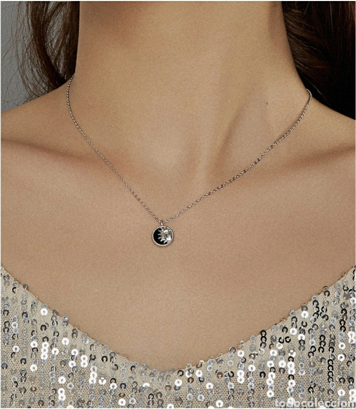 Joyeria: Collar de Plata y &Aacute;gata Negra ENV&Iacute;O GRATIS!! - Foto 4