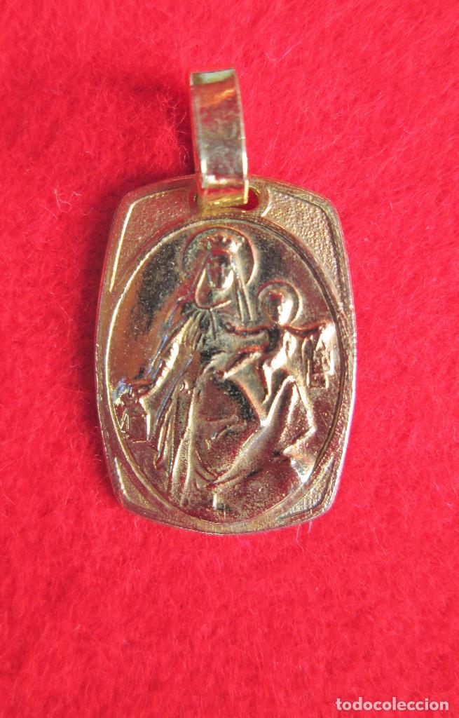 Joyeria: MEDALLA VIRGEN CON EL NI&Ntilde;O - CHAPADO EN ORO - Foto 1