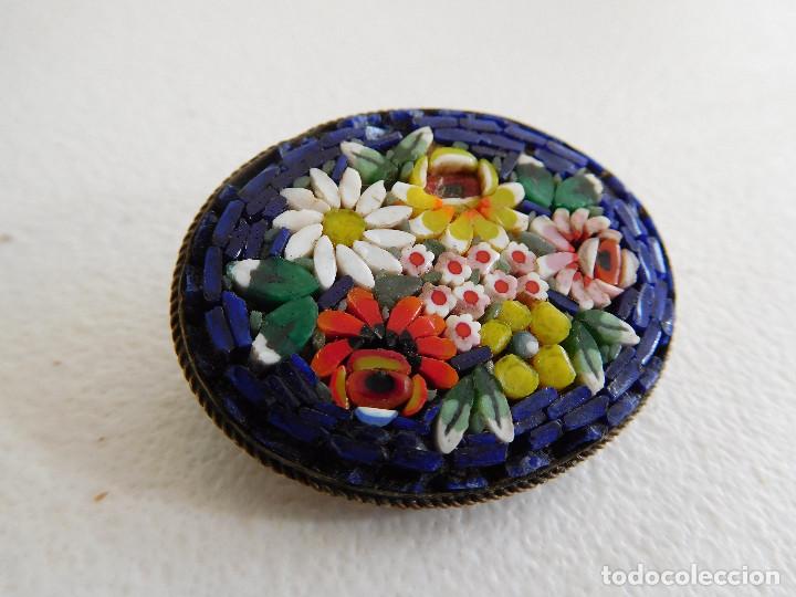 Joyeria: Broche antiguo de micro mosaico - Foto 2