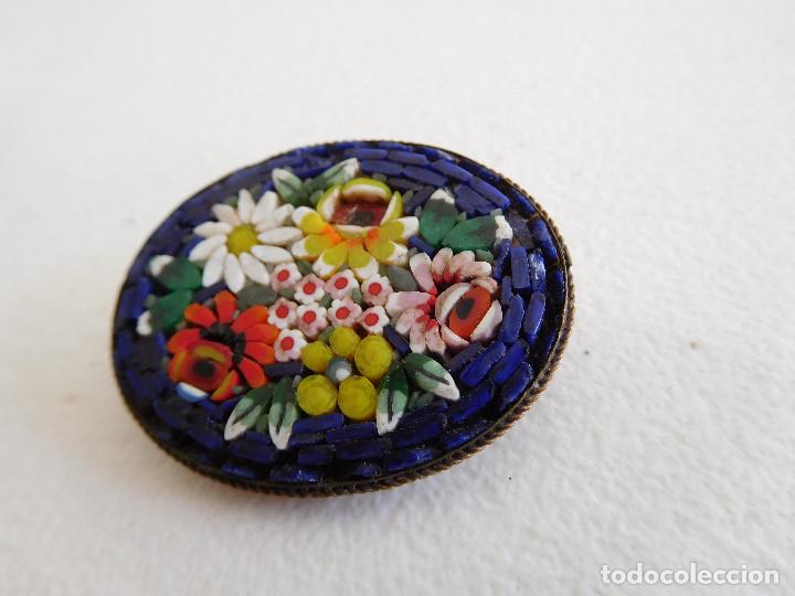 Joyeria: Broche antiguo de micro mosaico - Foto 3