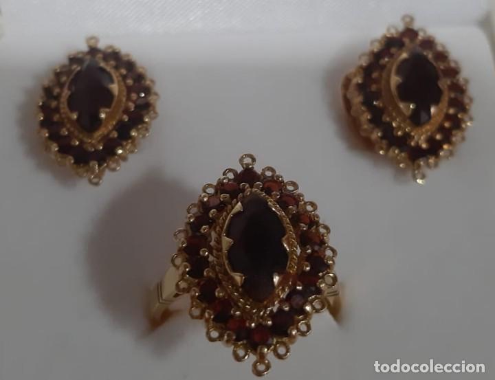 Joyeria: Anillo y pendientes de oro 18kt(vip) - Foto 4
