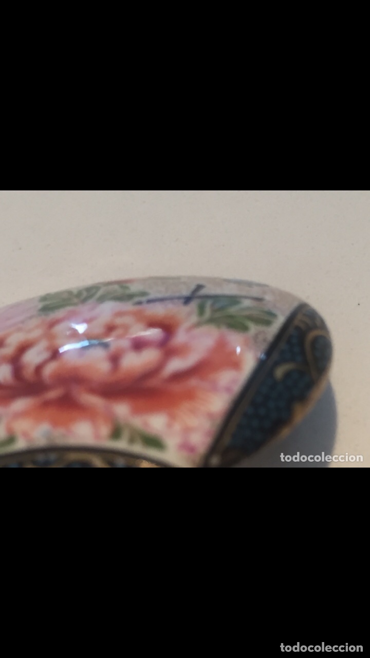 Joyeria: Broche japon&eacute;s pintado a mano 4x3cm - Foto 4