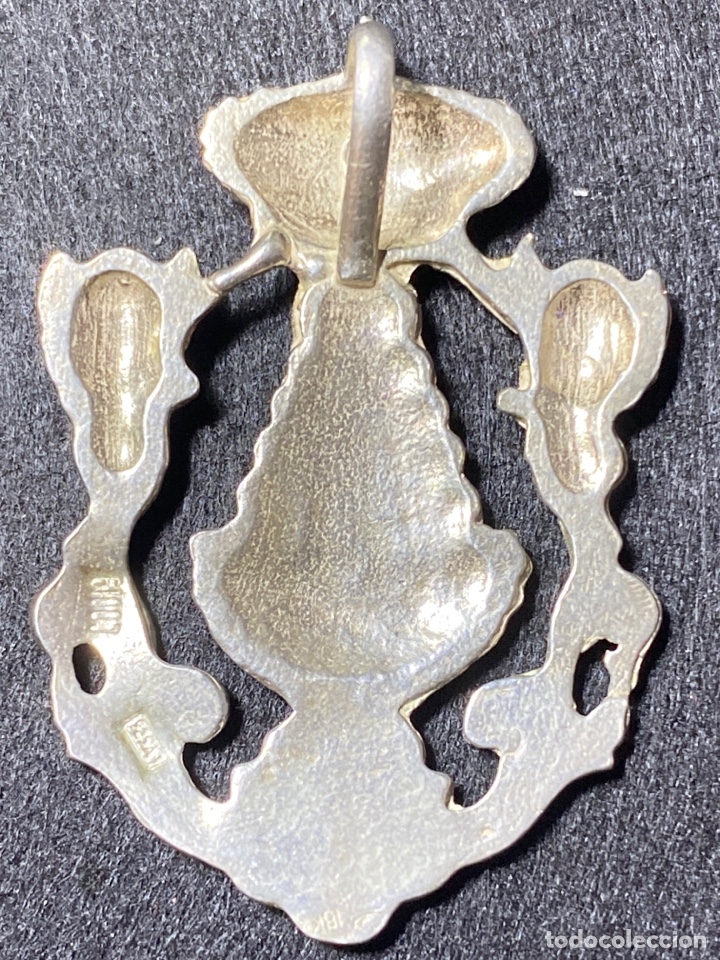 Joyeria: Medalla Virgen del Roc&iacute;o plata contrastada - Foto 2