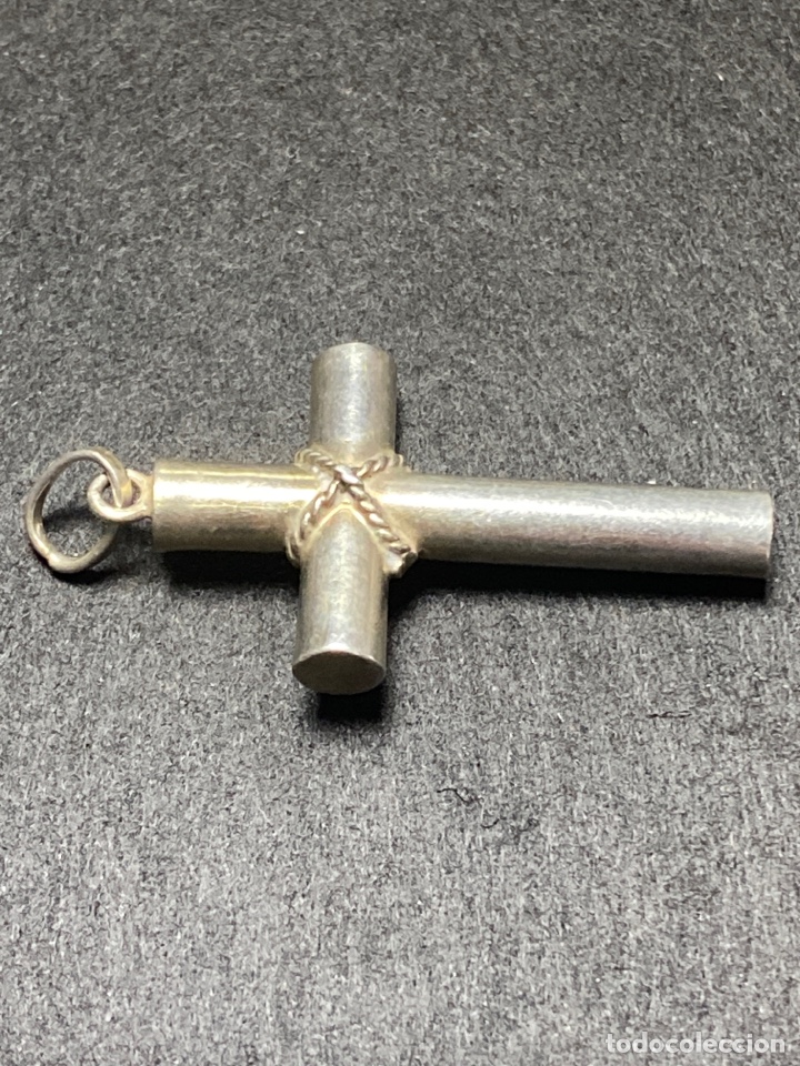 Joyeria: Antigua cruz de plata - Foto 2