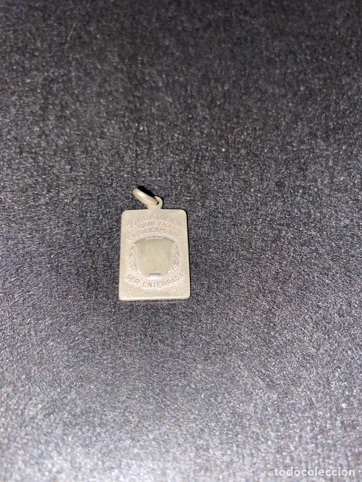 Joyeria: Medalla plata Sagrado coraz&oacute;n y texto trasero - Foto 2