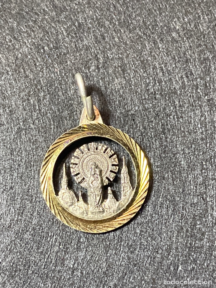 Joyeria: Medalla plata contrastada de la Virgen del Pilar - Foto 1